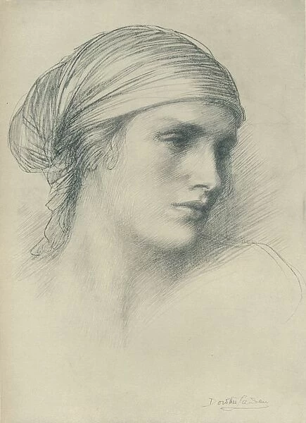 Study of a Head, c1916. Artist: Dorothea Landau