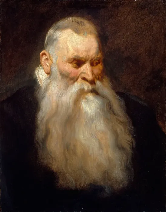 Framed Print : Anthony van Dyck Print: Study Head of an Old Man with a White Beard, 1617-20 Framed Print : Anthony van Dyck Print: Study Head of an Old Man with a White Beard, 1617-20