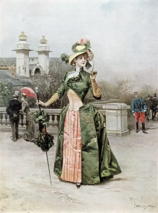 Framed Print : The Style of the Future Print, 1889 Framed Print : The Style of the Future Print, 1889