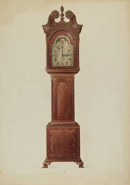 Tall Clock, c. 1937. Creator: Frank Wenger