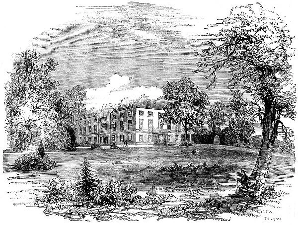 Tapton House, near Chesterfield, the Residence of the Late Mr. G. Stephenson, 1858. Creator: Unknown