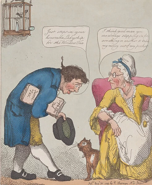 Tax Gatherer, August 30, 1799. August 30, 1799. Creator: Thomas Rowlandson