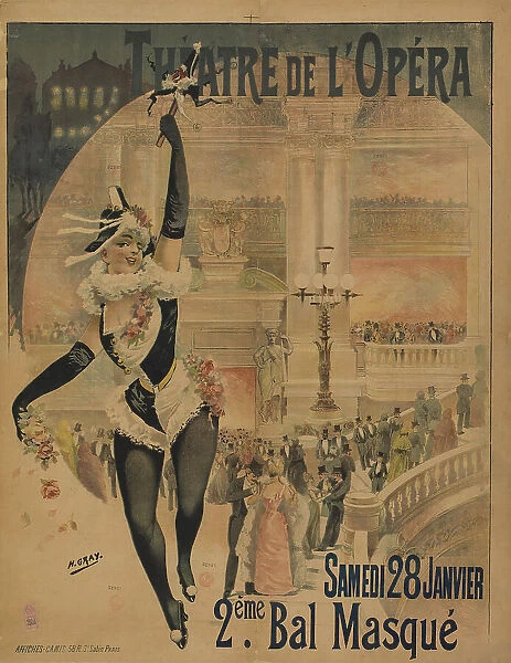 Théâtre de l'Opéra. Bal masqué, 1896. Creator: Gray (Boulanger), Henri (1858-1924)