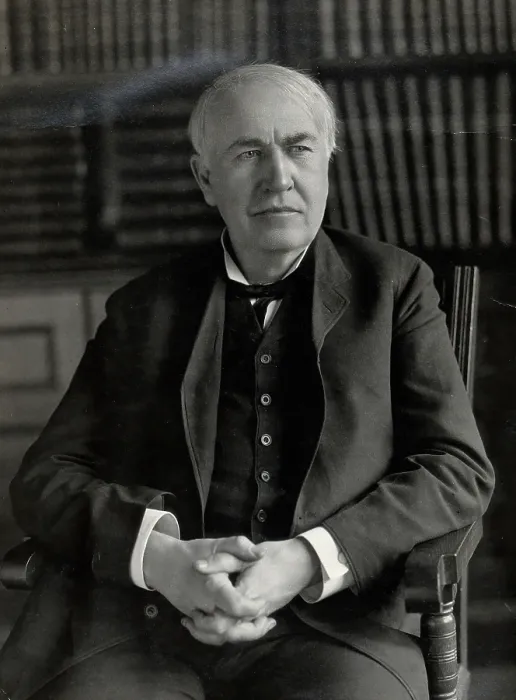 Framed Print : Thomas Alva Edison Print Framed Print : Thomas Alva Edison Print