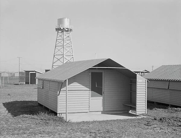 Toilet facilities at Westley camp, California, 1939. Creator: Dorothea Lange