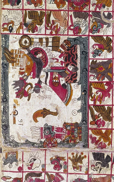 Tonalamatl Aubin, Folio 16, 15th century?
