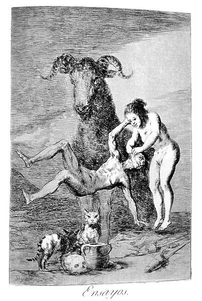 Trials, 1799. Artist: Francisco Goya