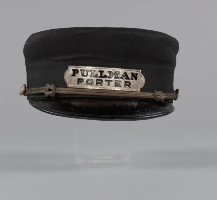 Framed Print : Pullman Porter Robert Thomas's Uniform Cap, ca. 1920 Print Framed Print : Pullman Porter Robert Thomas's Uniform Cap, ca. 1920 Print