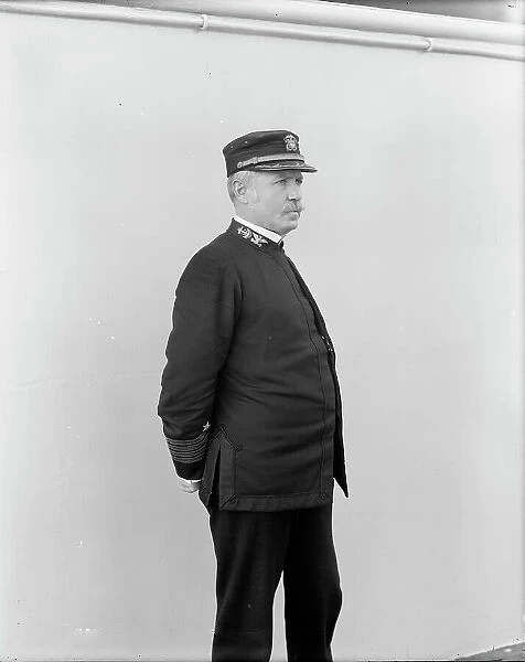 U.S.S. New York, Capt. Chadwick, between 1893 and 1901. Creator: William H. Jackson