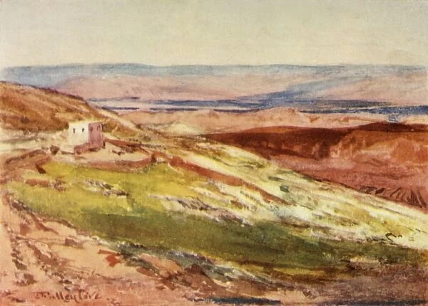 The Valley of the Jordan from the Mount of Olives, 1902. Creator: John Fulleylove