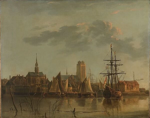 View of Dordrecht at Sunset, c.1700-c.1842. Creator: Unknown