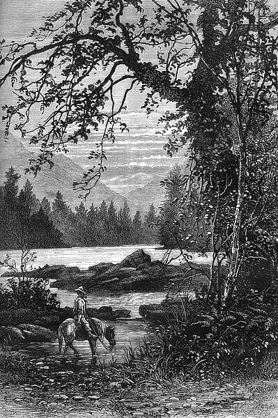 View of North Carolina, late 18th century (c1880)
