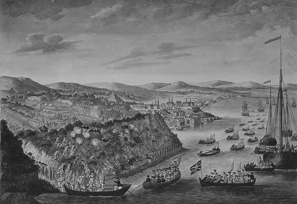 A View of the Taking of Quebec, September 13, 1759, ca. 1760