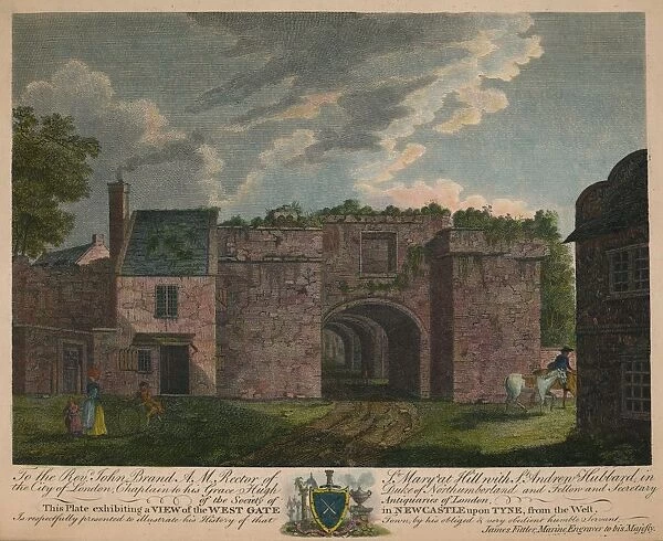 A view of the West Gate in Newcastle upon Tyne, from the West, c1780, (1905). Creator