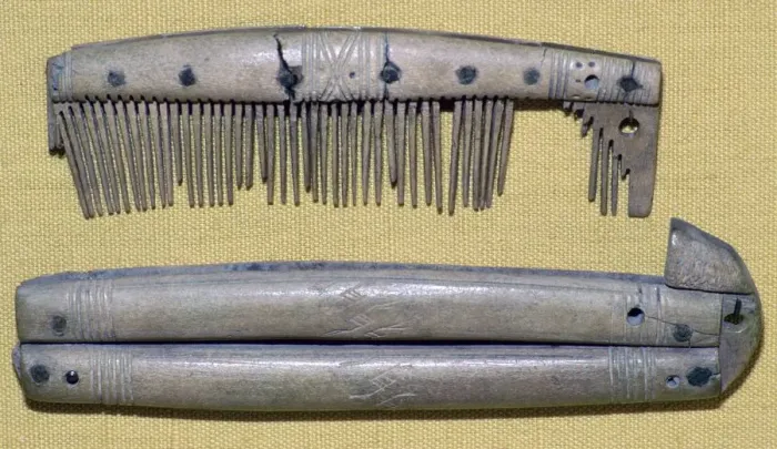 Framed Print : Viking Bone Comb Print Framed Print : Viking Bone Comb Print