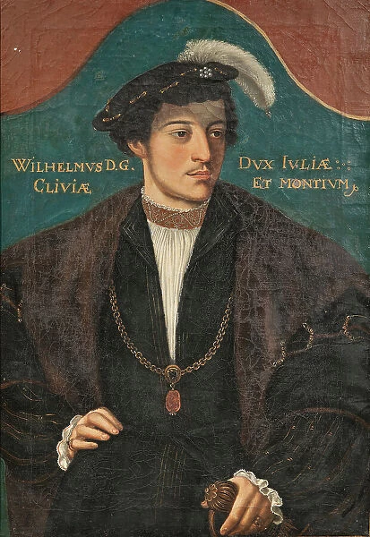 Vilhelm (1516-1592), Duke of Jülich, Cleve and Berg, c1540s. Creator: Anon