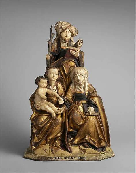 The Virgin and Child, Saint Anne, and Saint Emerentia, German, 1515-30. Creator: Unknown