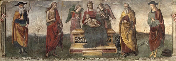 Virgin and Child with Saints, 1508. Creator: Gerino da Pistoia (1480-1529)