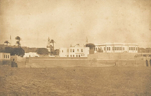 Vue de Syout - Palais du Pacha, 1850. Creator: Maxime du Camp