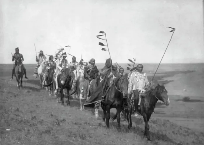 Framed Print : On the War Path-Atsina, c1908 Print: Atsina Men on Horseback Framed Print : On the War Path-Atsina, c1908 Print: Atsina Men on Horseback