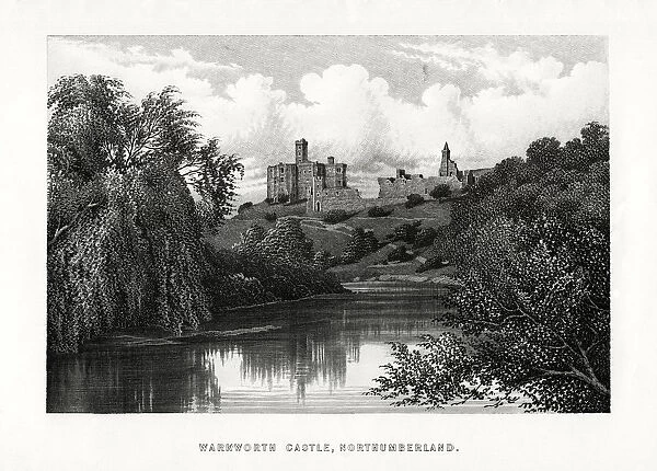 Warkworth Castle, Northumberland, 1896