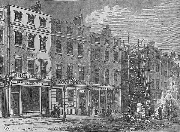 Wigmore Street, Westminster, London, 1820 (1878). Artist: Thomas Hosmer Shepherd