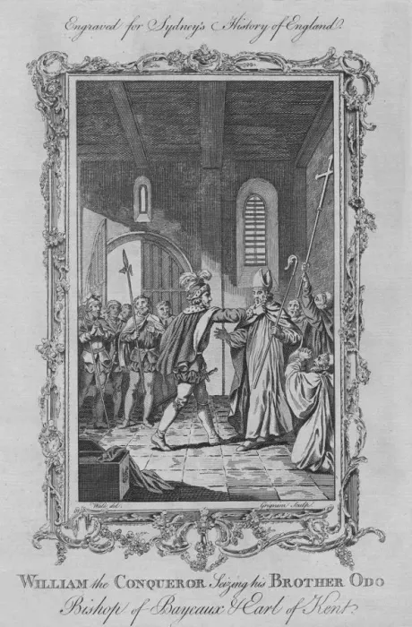 Framed Print : William the Conqueror Seizing Brother Odo Print