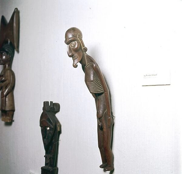 Wooden Ancestor Figure from Easter Island, Polynesia, c19th century