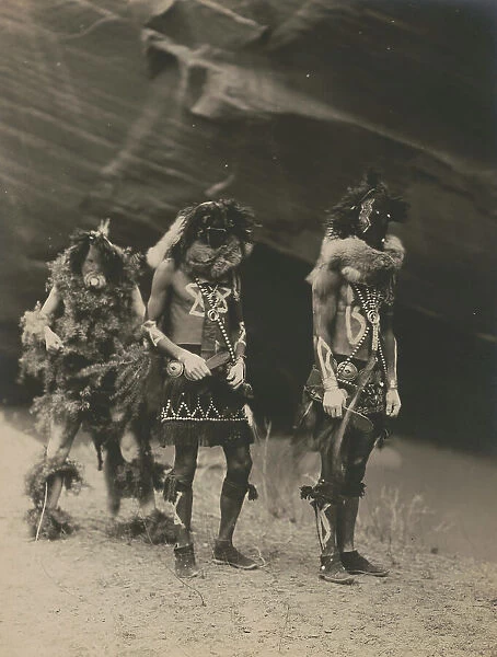 Yeibichai war gods, 1904, c1905. Creator: Edward Sheriff Curtis