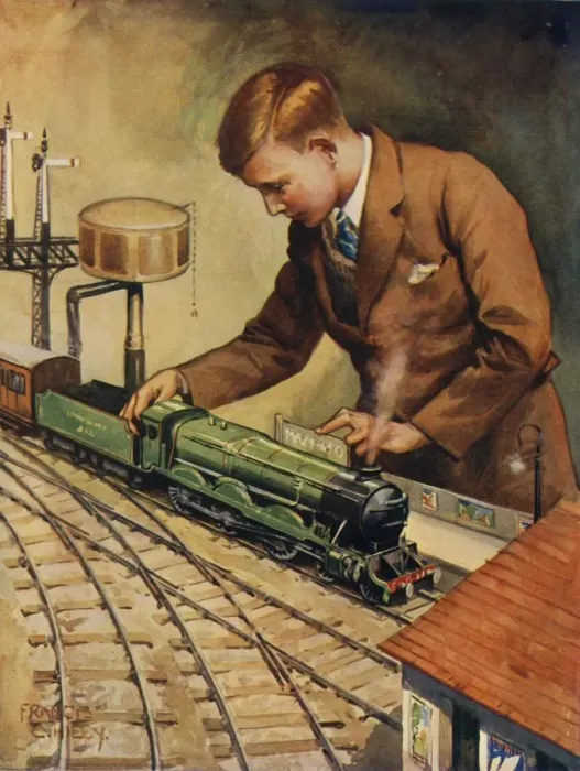 Framed Print : Print of a young engineer, c1930 Framed Print : Print of a young engineer, c1930
