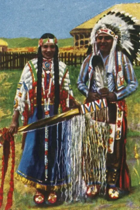 Framed Print : Young Native Americans Print, c1928 Framed Print : Young Native Americans Print, c1928