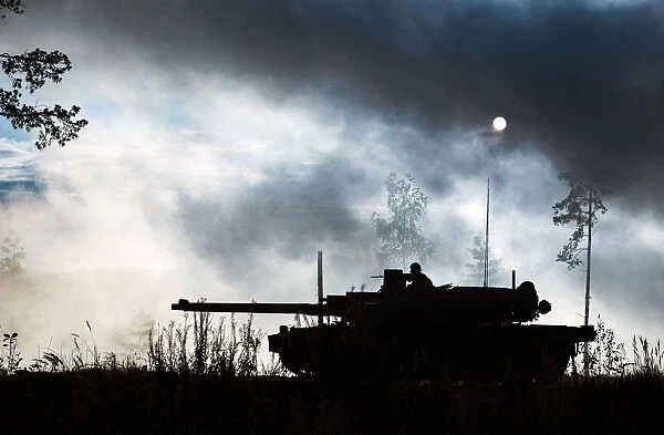 British troops exercise in Estonia as part of the NATOs eFP (Enhanced Forward Presence)