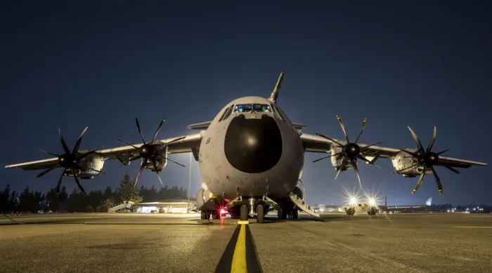 Framed Print : Print: RAF A400-M Atlas at Night Framed Print : Print: RAF A400-M Atlas at Night