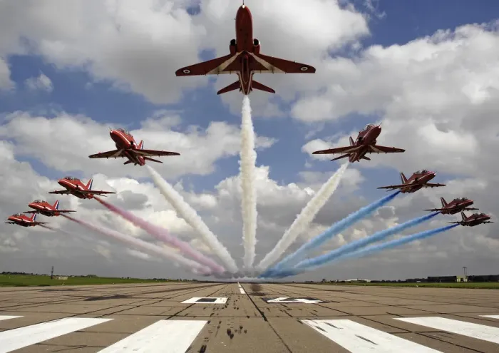 Framed Print : Low Level Flypast Print - RAF Scampton Framed Print : Low Level Flypast Print - RAF Scampton
