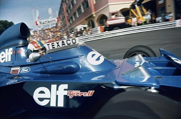 1973 Monaco Grand Prix: Francois Cevert 4th position, action