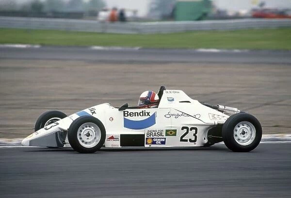 1988 Formula Ford Championship. Silverstone, England. Gil de Ferran, action. World Copyright: LAT Photographic