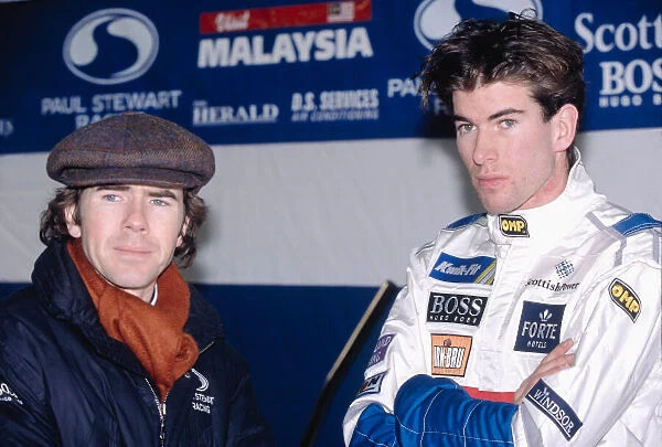 1996 British Formula Three Championship Ralph Firman and team owner Paul Stewart
