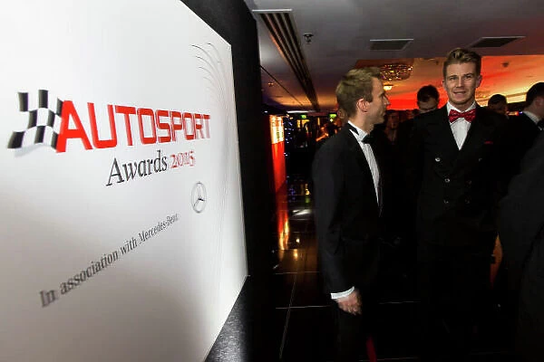 2015 Autosport Awards. Grosvenor House Hotel, Park Lane, London. Sunday 6 December 2015. Nico Hulkenberg. World Copyright: Malcolm Griffiths / LAT Photographic. ref: Digital Image A50A2367