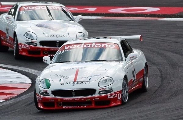 Alberto Cerrai (ITA), Maserati 3200 GT Coupe Cambiocorsa, and Renato Luglio (ITA)