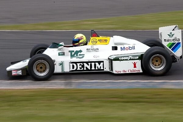 Ayrton Senna Tribute: The 1983 Williams FW08C that was raced by Keke Rosberg Williams but tested by Ayrton Senna for the first time at Donington