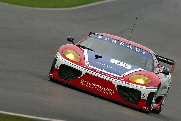 British GT Championship: Nathan Kinch  /  Andrew Kirkaldy Scuderia Ecosse Ferrari 360 GTC won the race