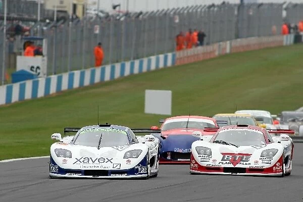 British GT Championship: Rob Barff Rollcentre Mosler take the lead into the first corner from the start