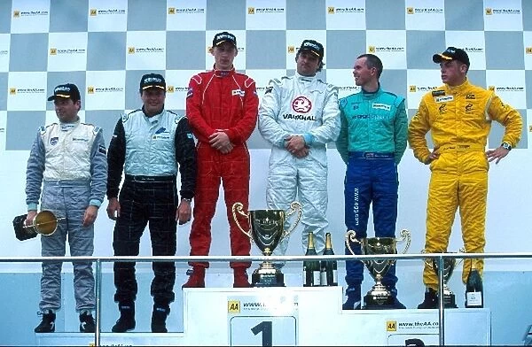 British Touring Car Championship: Tim Harvey, Yvan Muller and James Thompson, amongst others, were in the podium