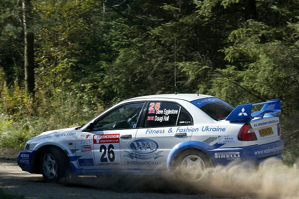 Dougi Hall  /  Steve Egglestone. British Rally Championship