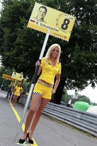 DTM grid girl.. DTM, Rd4, Norisring, Nuremberg, Germany. 2-4 July 2010