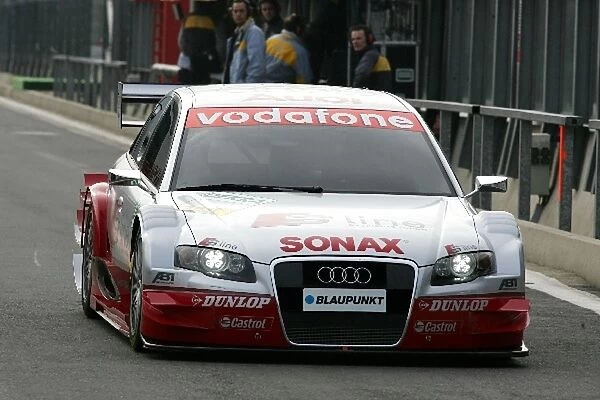 DTM Pre-Season Testing: Martin Tomczyk, Audi Sport Team Abt Sportsline, in the new 2005 sprecification Audi A4 DTM