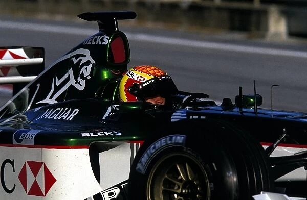 Formula One Testing: Antonio Pizzonia Jaguar Cosworth R3