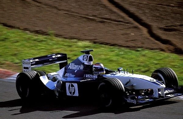 Formula One Testing: BMW European Touring Car driver Dirk Muller tests the BMW Williams FW24