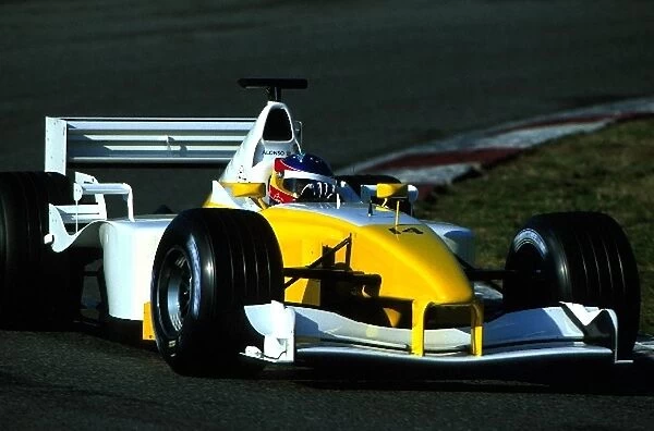 Formula One Testing: Fernando Alonso Renault F1