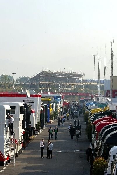 Formula One World Championship: Barcelona paddock